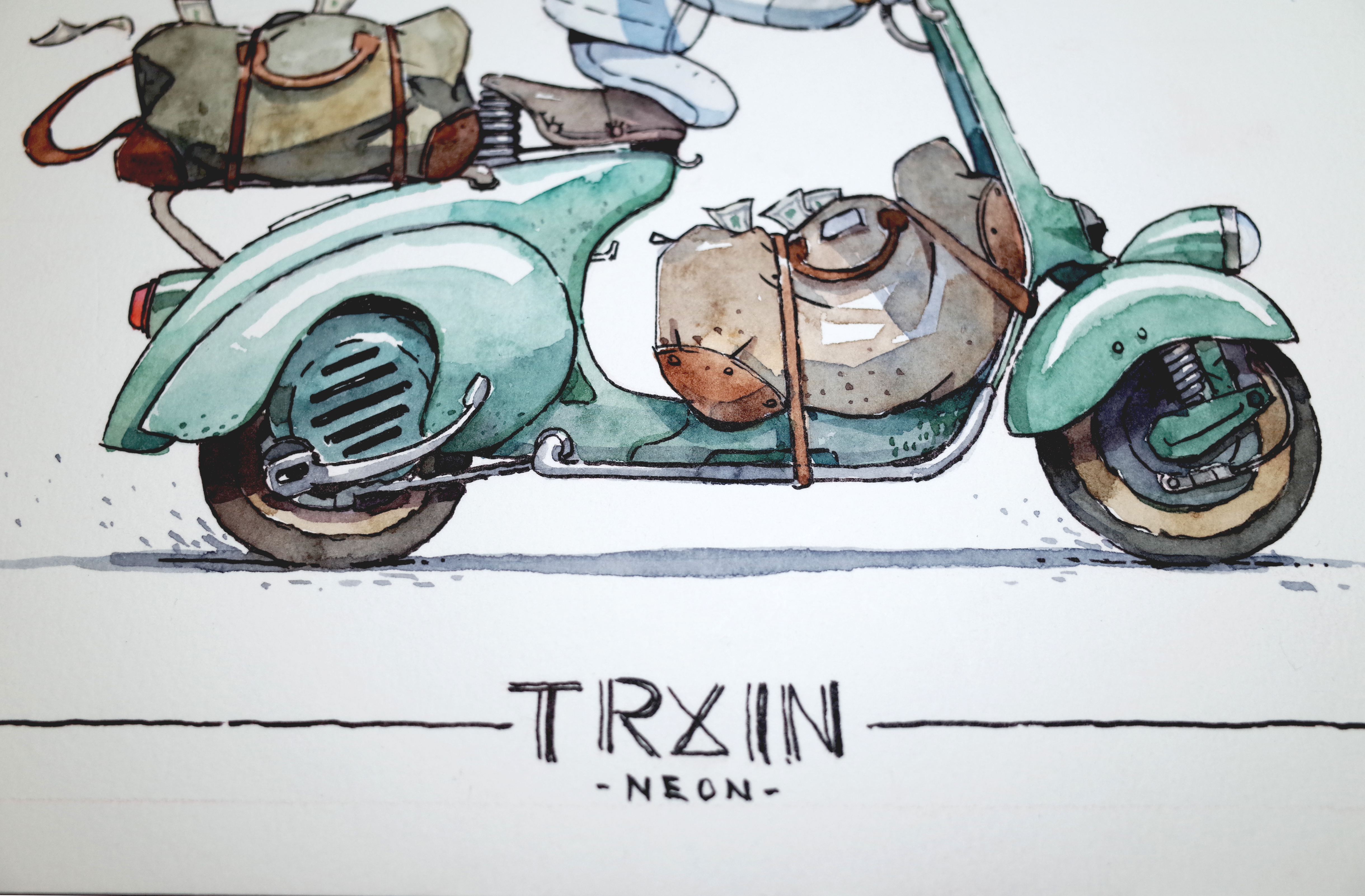 [善良男人的执着]水彩-连载封面