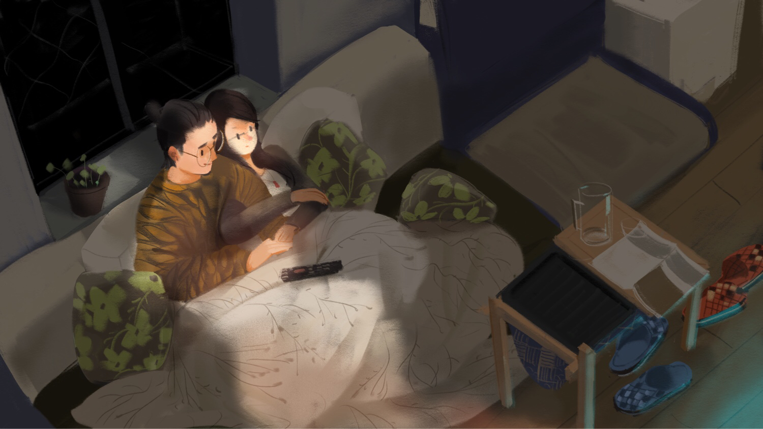 [莫矜_MOKING]插画师小夫妻的日常-连载封面